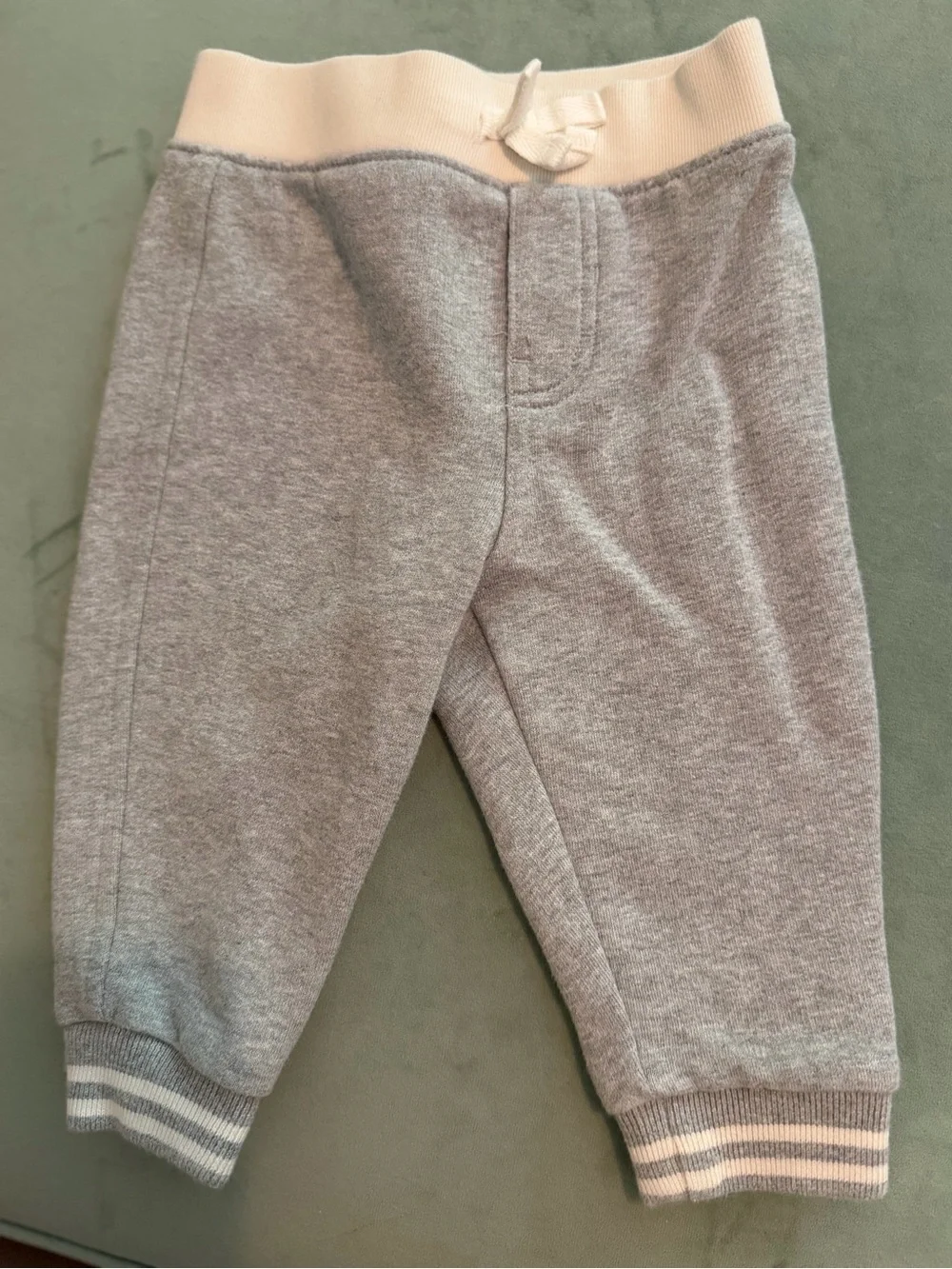 Ralph Lauren Baby Boy 2 piece Baseball Jacket and Jogger Set Grey 9 Months